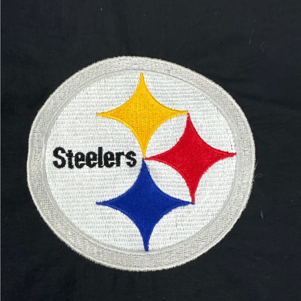 Men's Steelers STARTER Black Varsity Jacket Size Large - Picture 6 of 10